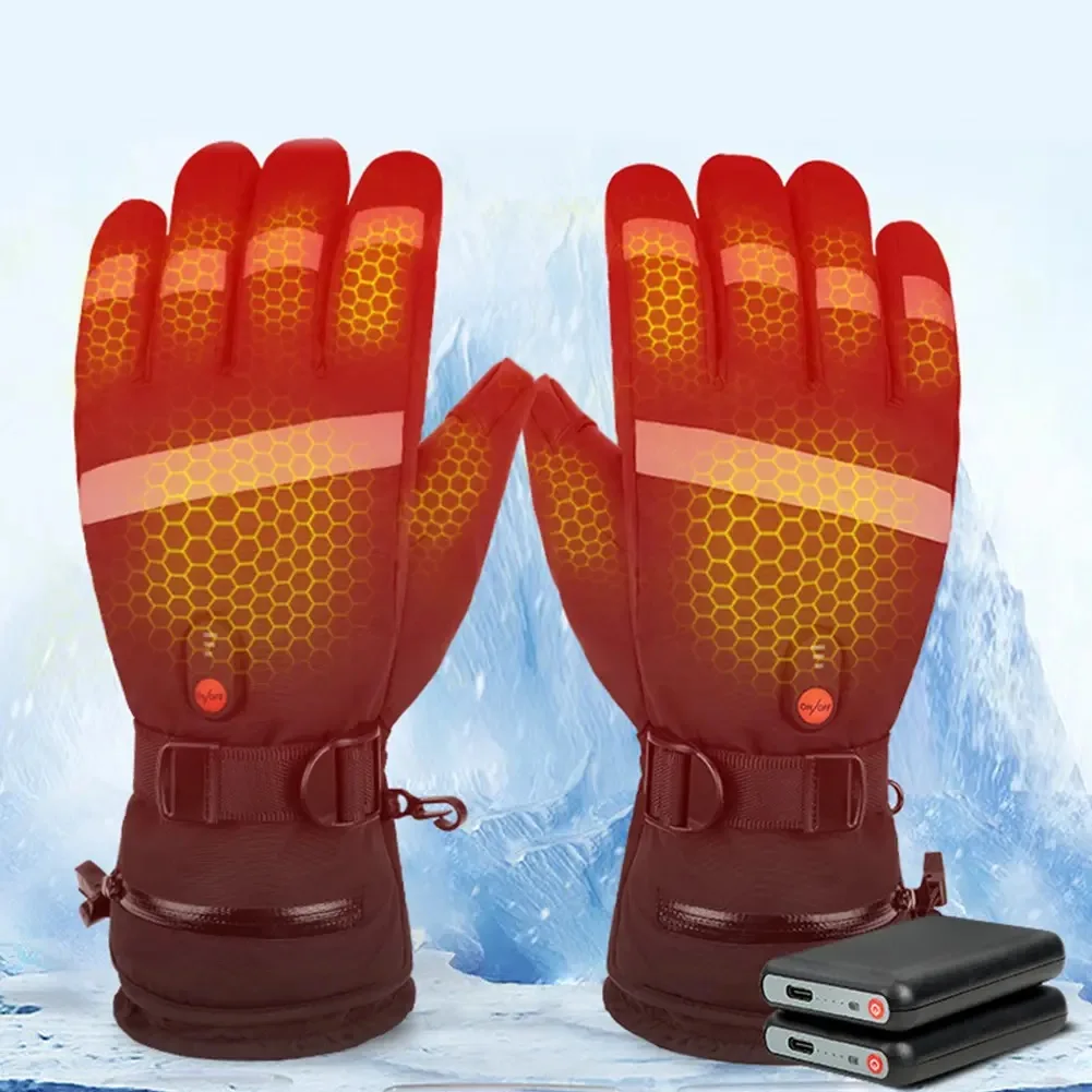 Guantes tácticos calefactables – Impermeables invierno para moto