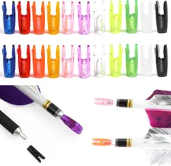 50 Uds flecha Nock tiro con arco flecha Pin Nock reemplazo plástico G flecha colas eje DIY para arco al aire libre caza accesorios de tiro