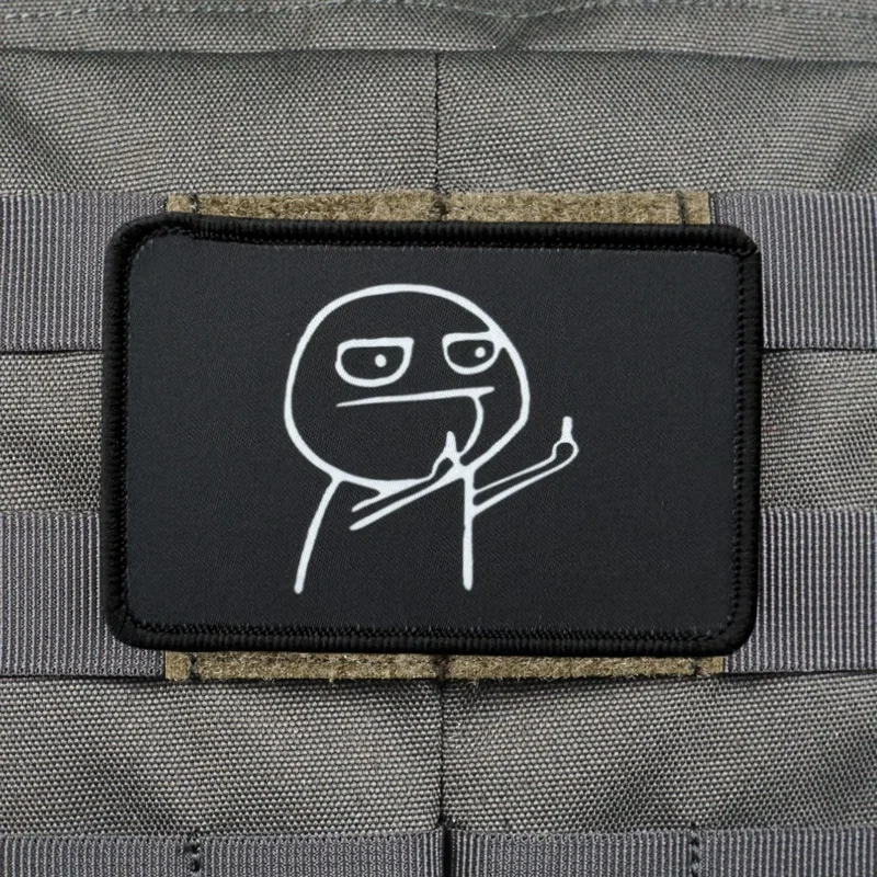 Parche estampado militar táctico para brazalete, insignia de moral, parches con gancho, accesorios para mochila, pegatinas - imagen 3