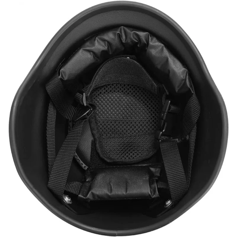 Casco táctico de acero para exteriores, equipo de cabeza de combate, armadura, protección de juego de guerra M88 - Tamaño: 56 ~ 60 cm, negro - imagen 3