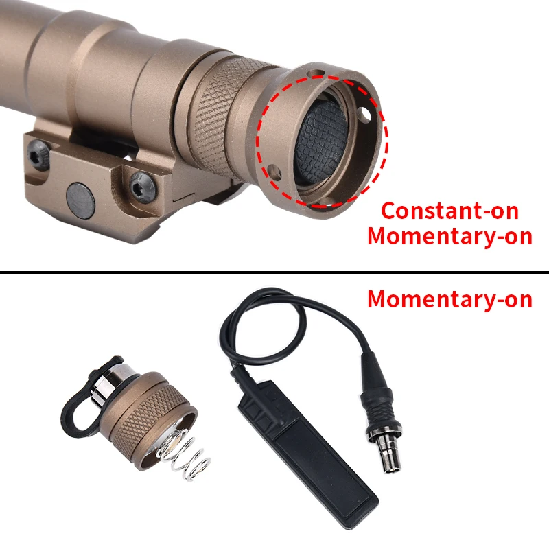 Linterna táctica M300A M600C Zenitco Perst 4, Láser de puntería, punto verde rojo, IR, arma estroboscópica, equipo de caza Airsoft - imagen 4