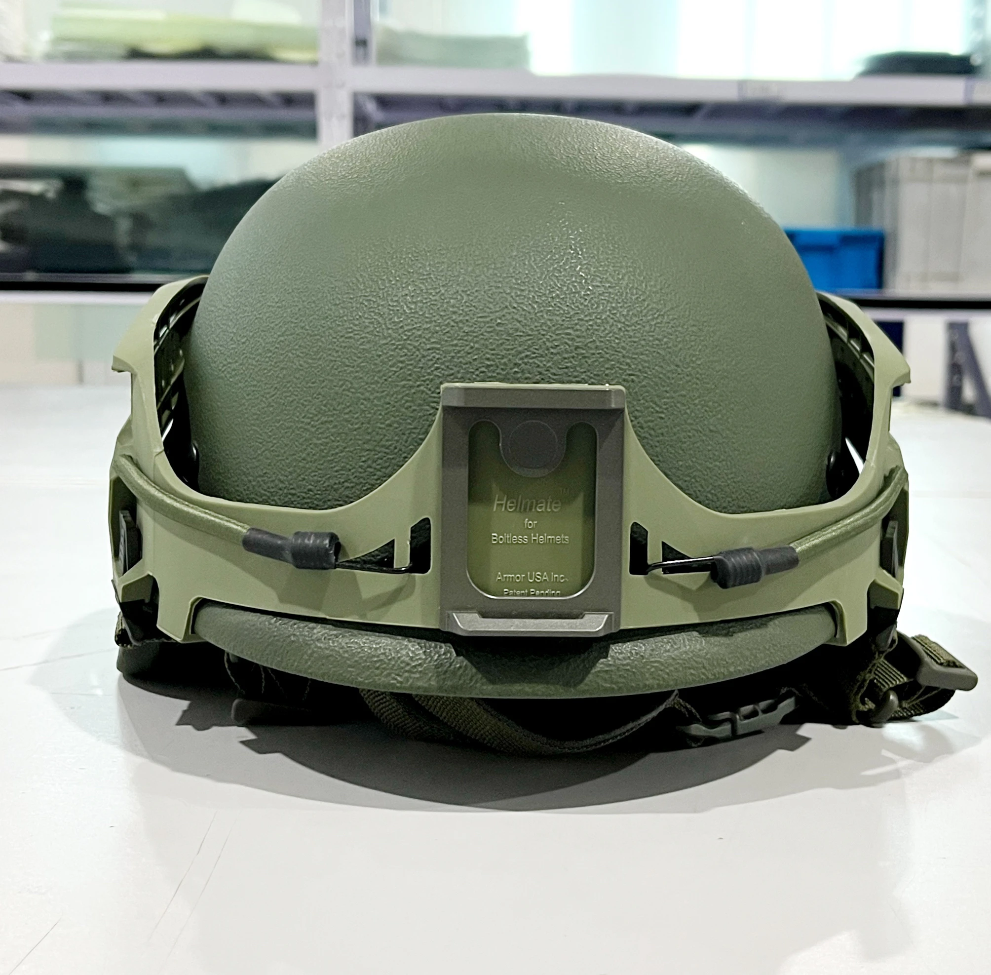 Casco airsoft táctico ajustable con carril y correa barbilla - imagen 5