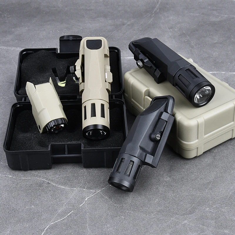 WADSN Tactica WML-X GEN2 APL-C linterna luz estroboscópica blanca ajuste 20mm Picatinny Rail caza Airsoft casco Scout Light - imagen 5