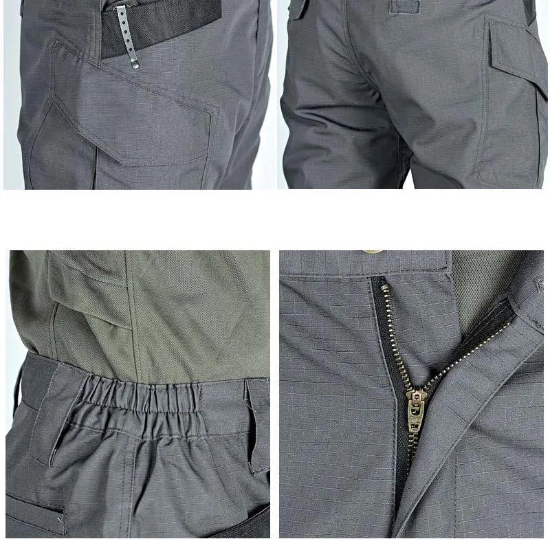 Pantalones tácticos para acampar al aire libre, senderismo, senderismo, resistentes al desgaste, ropa para hombres, ropa de caza de Paintball Airsoft, pantalones de secado rápido - imagen 3
