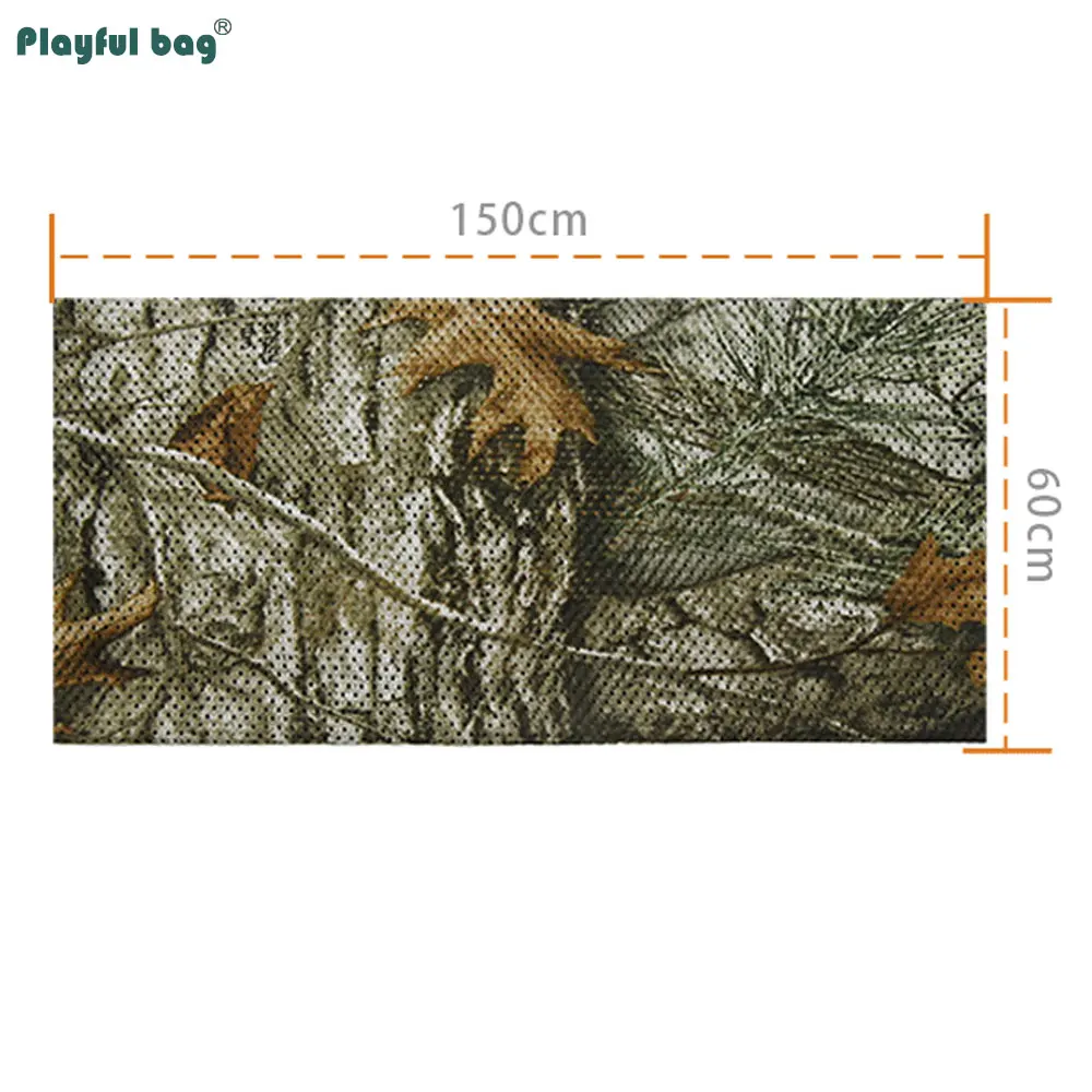 Tatticas de caza bufanda de malla de camuflaje transpirable 150x60CM bufanda de estilo táctico a prueba de viento al aire libre NA82 - imagen 4