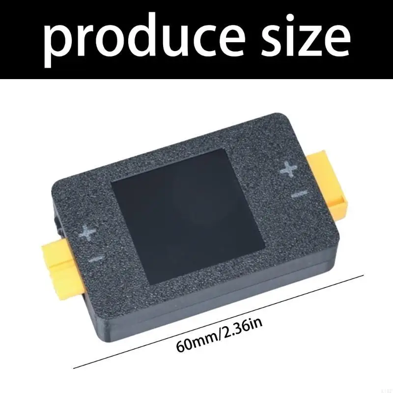 Medidor potencia profesional XT60, herramienta medición capacidad 8-150V 25A para prueba carga/descarga - imagen 5