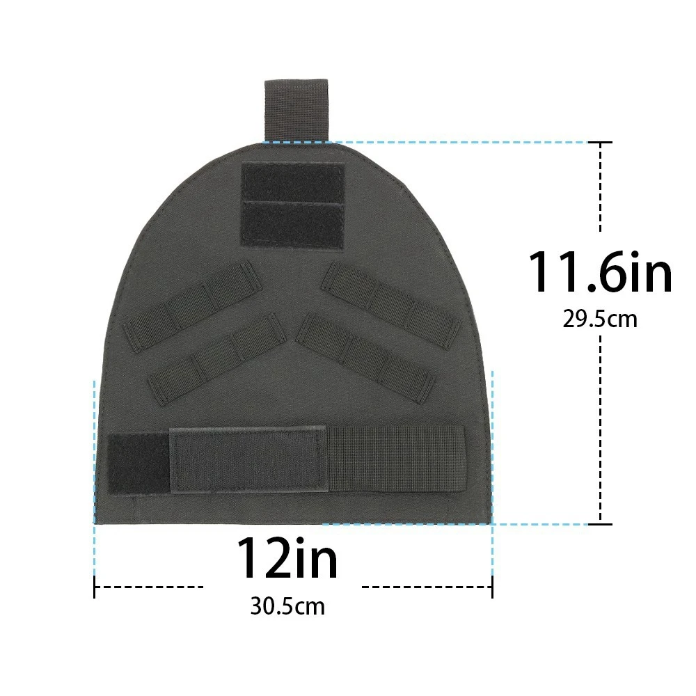 Chaleco táctico de Paintball, hombreras Molle, protectores exteriores Molle, almohadillas protectoras de hombro, conjunto de nailon para chaleco Universal, 3 uds. - imagen 4