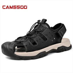 CAMSSOO Sandalias acuáticas transpirables de secado rápido para hombre