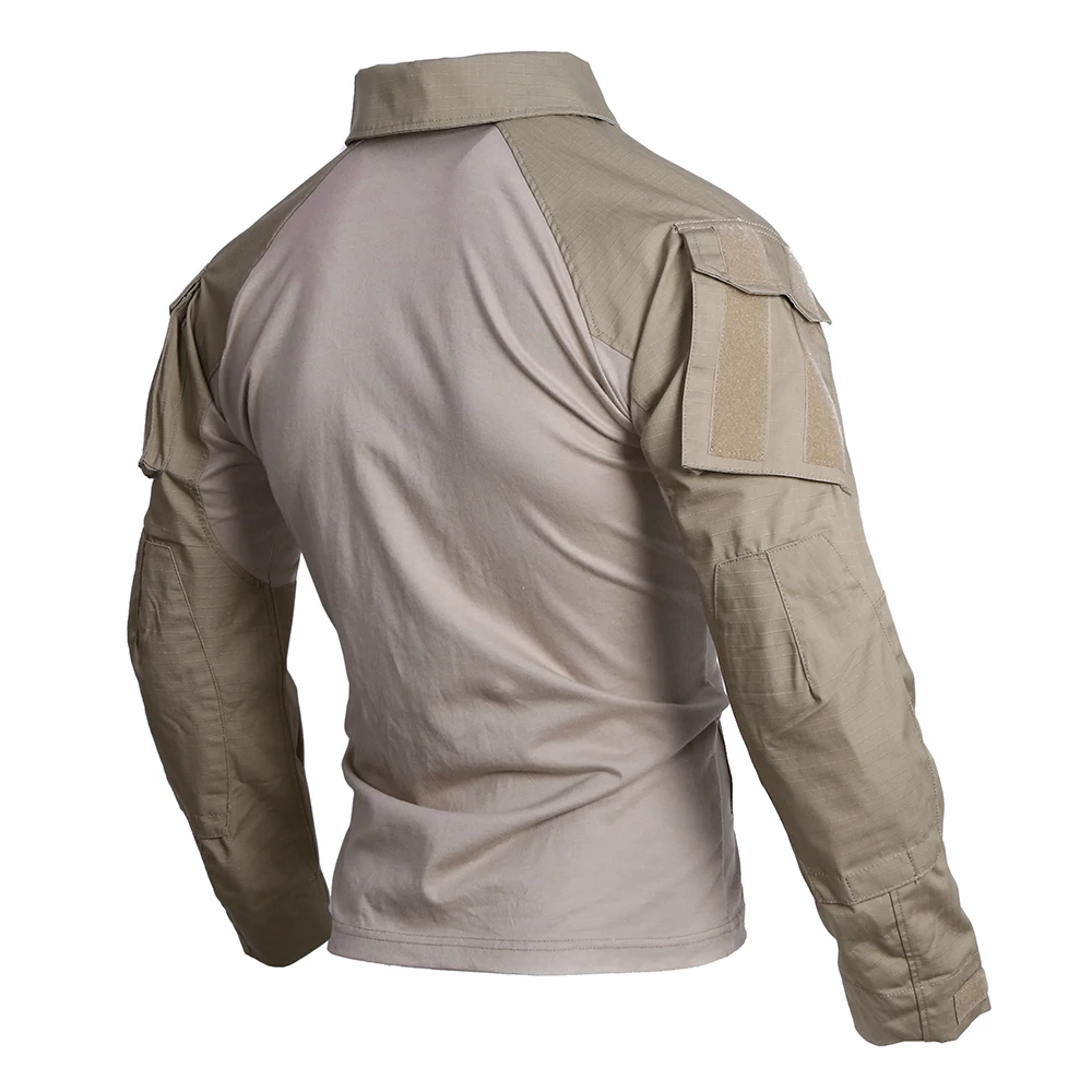 Emersongear-camisas de combate G3, ropa táctica para hombre, senderismo, caza, camisetas de camuflaje al aire libre, entrenamiento deportivo, Airsoft KH - imagen 4