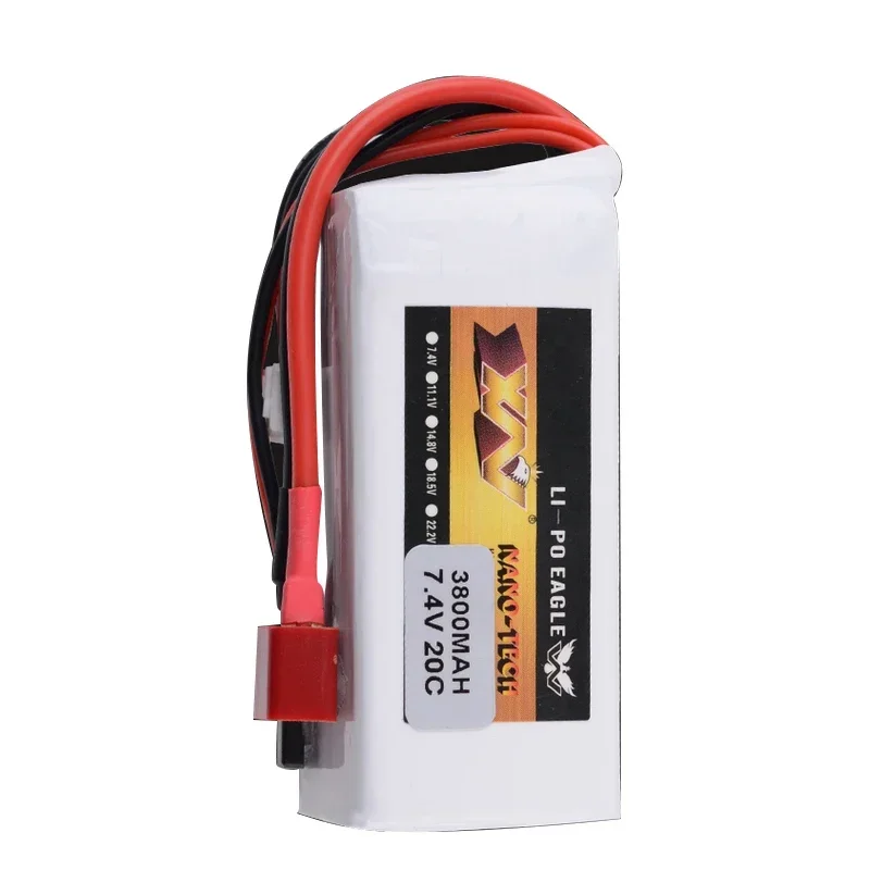 Batería Lipo mejorada de 7,4 V, 3800mAh, 20C para BAJA 5B, 5T, 5SC, modelo de coche con control remoto, receptor de gasolina, accesorios para drones - imagen 5