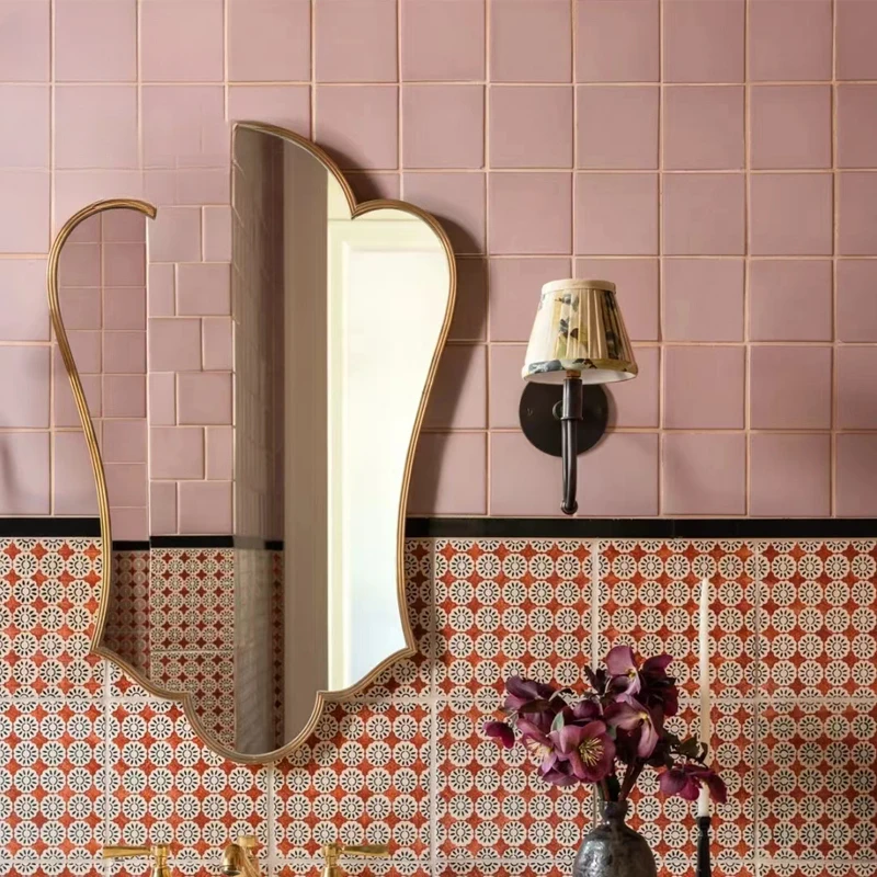 Mueble de baño de madera maciza francés retro americano, combinación de lavabo para baño, piscina, lavabo personalizado, placa de roca - imagen 2