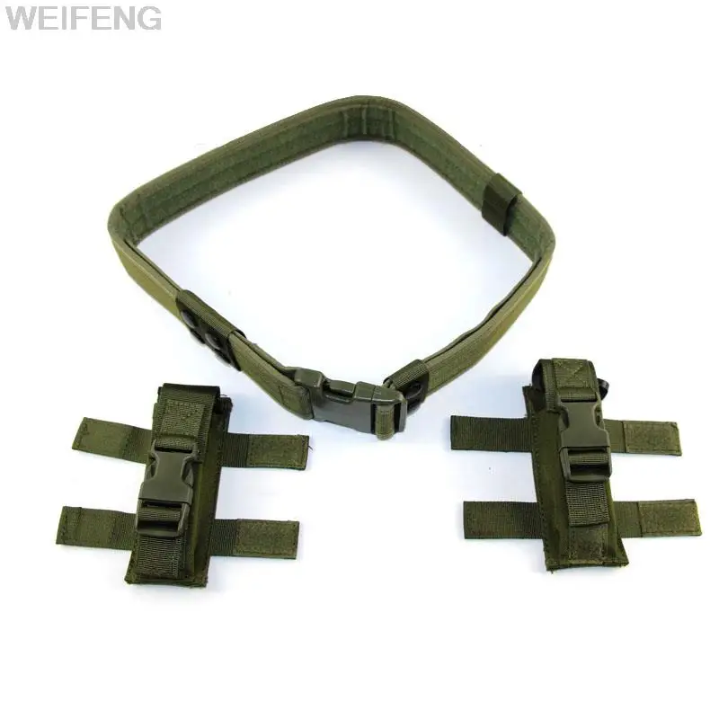 Cinturón táctico de seguridad para hombres, sistema de equipo de caza, soporte de cintura, servicio de combate militar, cinturón de utilidad con bolsa de revista de 9mm, nuevo - imagen 5