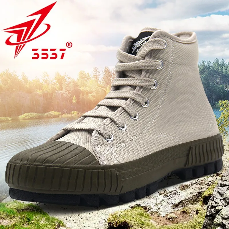 3537 Nuevo lanzamiento de zapatos, zapatos de entrenamiento de corte bajo para hombres, zapatillas de Montañismo al aire libre, botas de goma de protección laboral de construcción - imagen 2