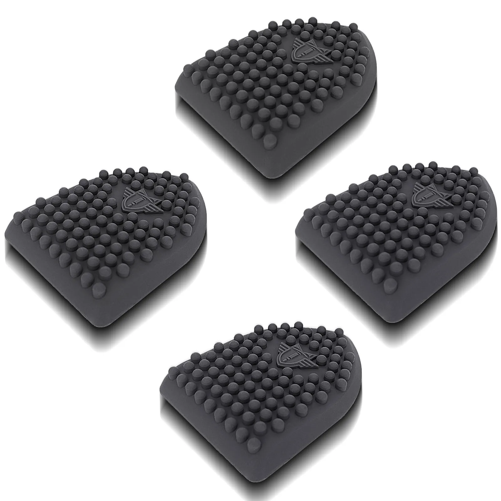 Almohadilla Universal para funda de pistola, almohadilla de silicona IWB, cojín de transporte oculto para dientes, almohadilla antideslizante para pistola, amortiguador táctico, 2/4 Uds. - imagen 2