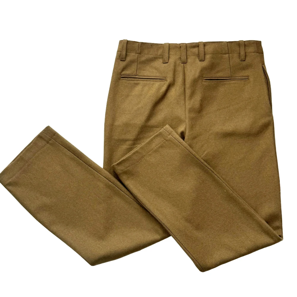 Pantalones de uniforme WW2 M37, pantalones de lana, ropa de soldado de aterrizaje Norman, pantalones Retro de entrenamiento americano de la Segunda Guerra Mundial, pantalones deportivos D-Day M37 - imagen 3