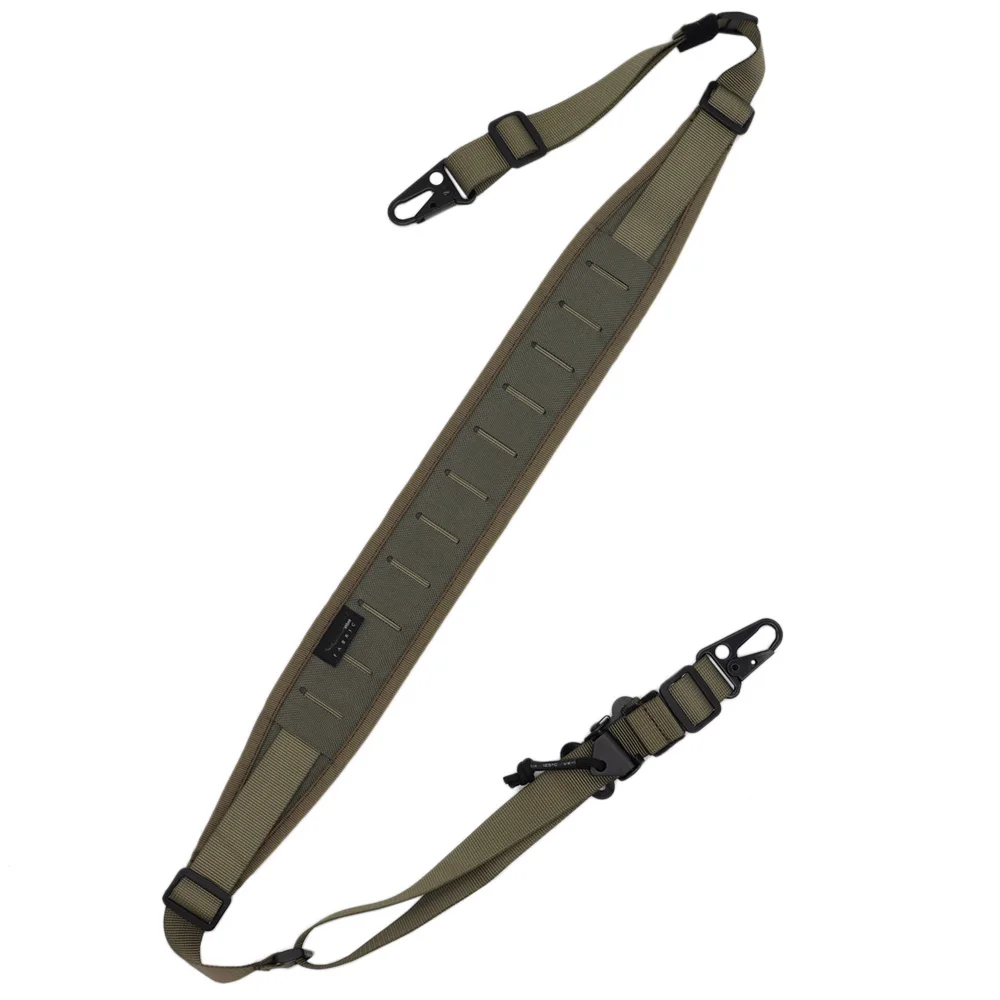 Nueva correa táctica Modular para Rifle, correa extraíble de 2 puntos/1 punto, 2,25 "de ancho, acolchado, eslinga para pistola de tiro, accesorios para Rifle de caza - imagen 4