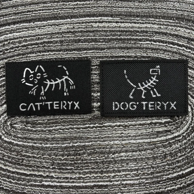 Parche táctico de esqueleto reflectante IR para ropa, insignia de moral de perro, lindo gancho y bucle, Calavera divertida, mochila, aplique de emblema - imagen 2