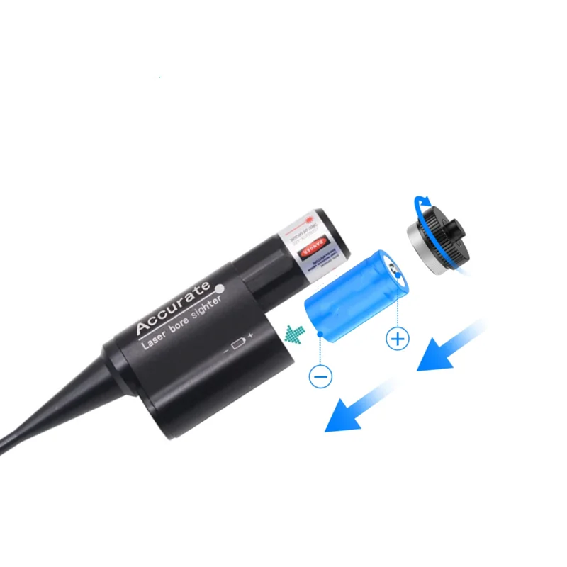 Esqueleto de orificio láser rojo para kit de colimador de.22 a.50 adaptadores de calibre ajustable con 8 adaptadores - imagen 2