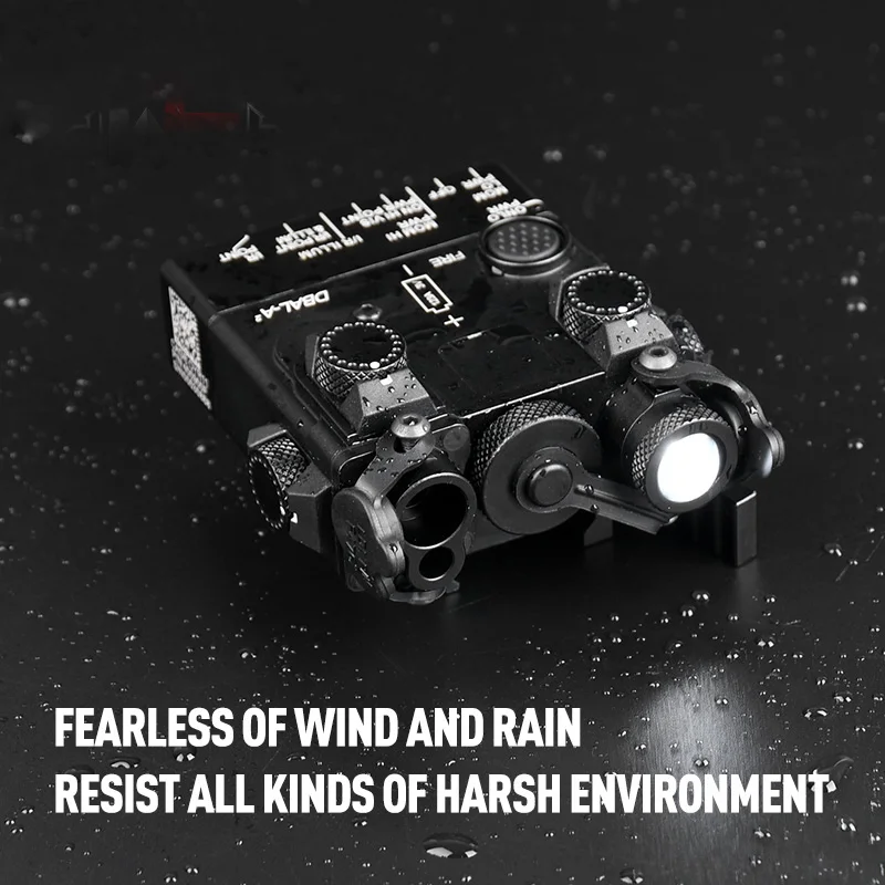 DBAL-A2 táctico totalmente metálico, punto rojo, verde, azul, indicador LED estroboscópico IR, apto para riel de 20mm, Láser de caza Airsoft - imagen 2