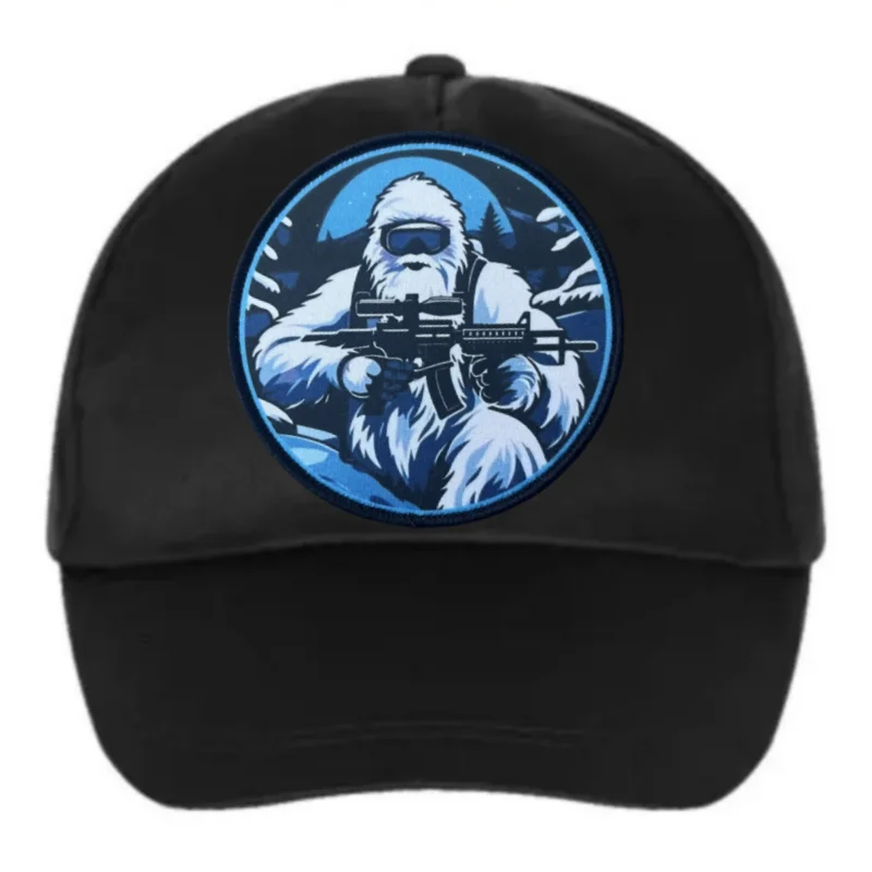 Parche con estampado de la patrulla Alpine Yeti, chaleco táctico con gancho y bucle, insignia de moral, mochila, pegatinas decorativas, parches para brazalete para ropa