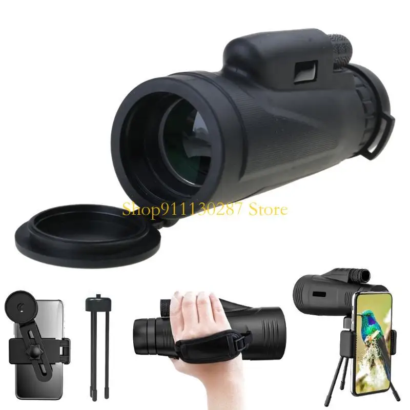 Telescopio monocular J1HC 12x50 BAK4 Recubrimiento multicapa para acampar Senderismo Deporte - imagen 3