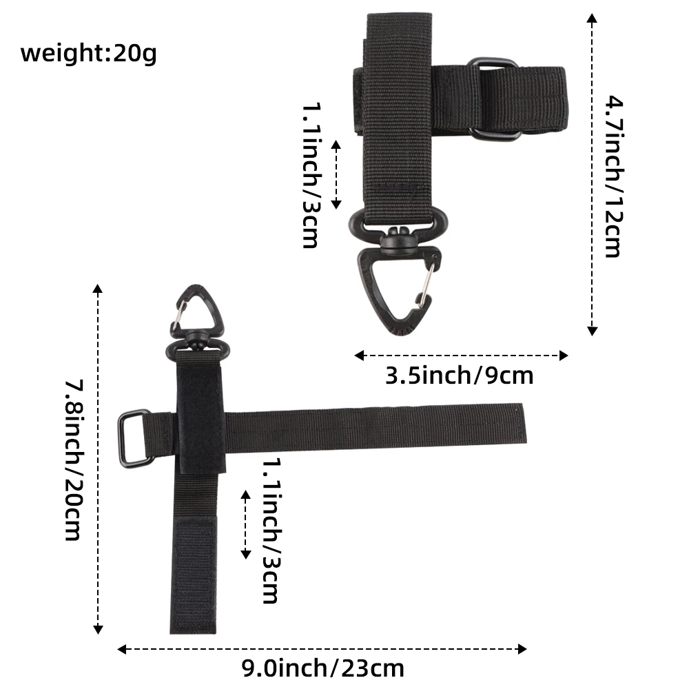 JOAXOR-Clip de guante para exteriores, almacenamiento de cuerda de escalada con hebilla de gancho giratorio de 360 ° - imagen 4