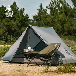 Onetigris-tienda de campaña ultraligera para 2 personas, tienda de campaña portátil impermeable para exteriores, para senderismo, viajes, trucos, fácil configuración