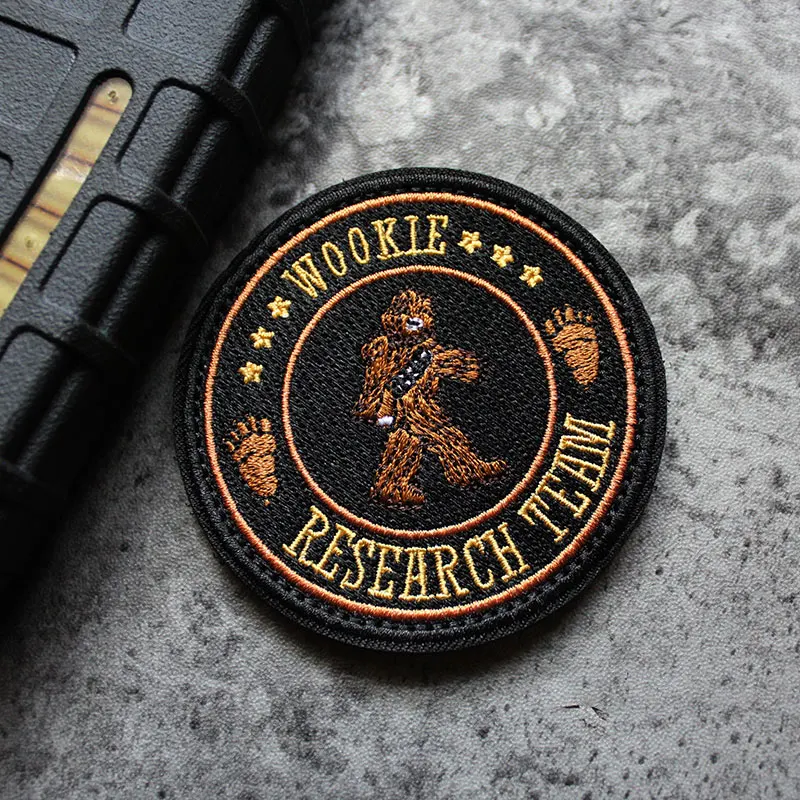 Parche de gancho bordado Chewbacca Wookie para mochila táctica - imagen 4
