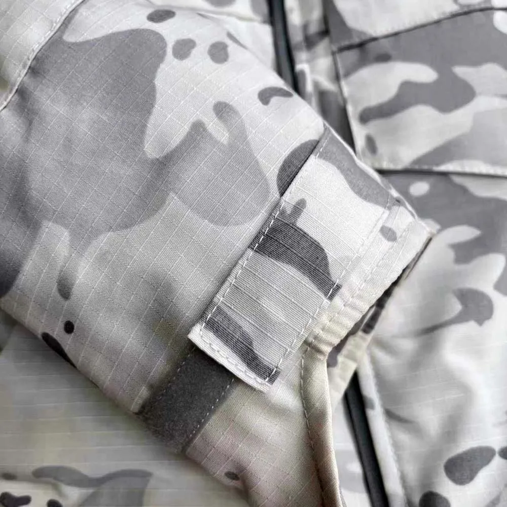 Conjunto de tres piezas de camuflaje y forro polar para nieve cálida de invierno al aire libre - imagen 2