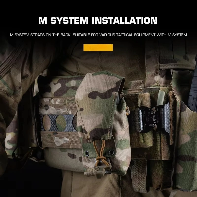 Bolsa táctica Banger estilo Ferro MOLLE multifunción soporte radio airsoft - imagen 5