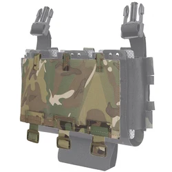 Bolsa táctica Triple Mag MOLLE para chaleco de caza, portaplaca