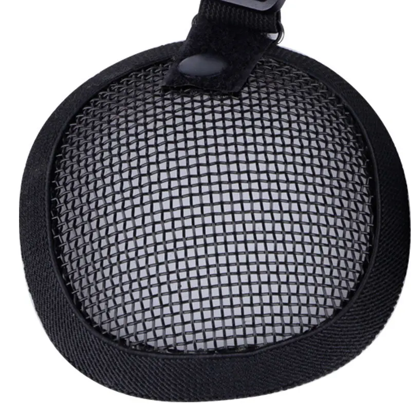 Pieza protectora de oídos de malla de acero táctica para deportes al aire libre - imagen 5