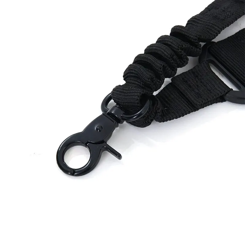 1 cabestrillo de nailon de un solo punto, cinturones elásticos tácticos ajustables con soporte QDSwivel - imagen 4