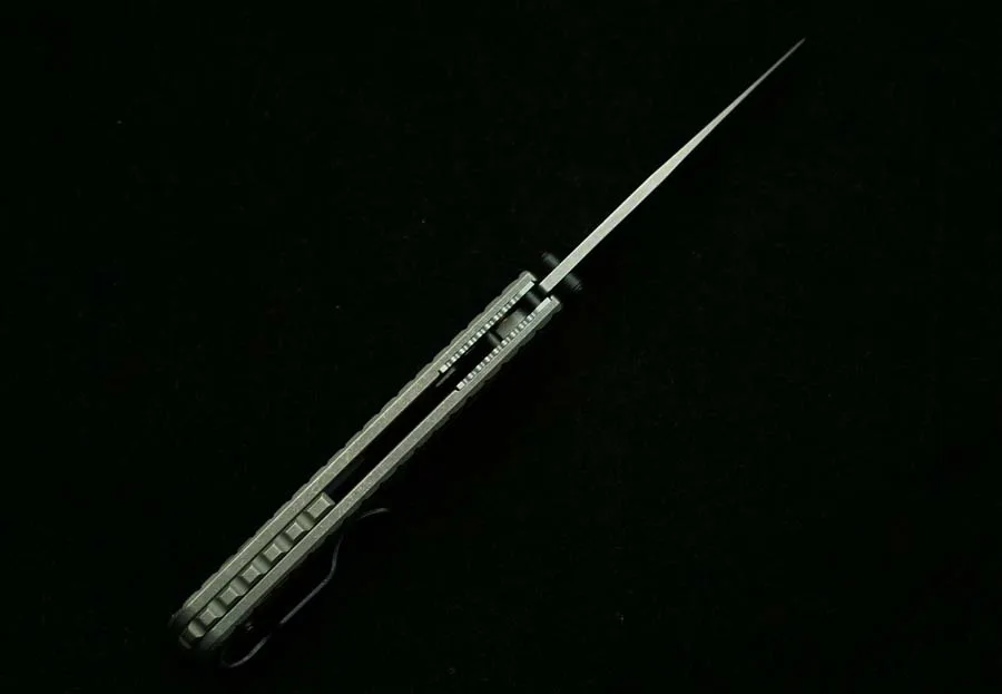 LEMIFSHE Mini BM533Ti cuchillo plegable EDC S90V/M390 titanio - imagen 4