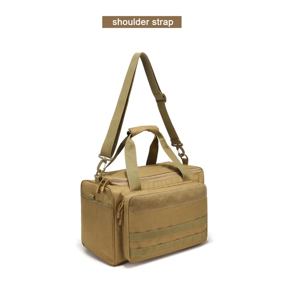 Bolsa de nailon con sistema Molle, bolsa de almacenamiento para tiro, Airsoft, caza, pistola, bandolera, bolsa multifuncional - imagen 3