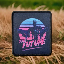 Parche táctico Bienvenido al Futuro – Insignia moral con velcro
