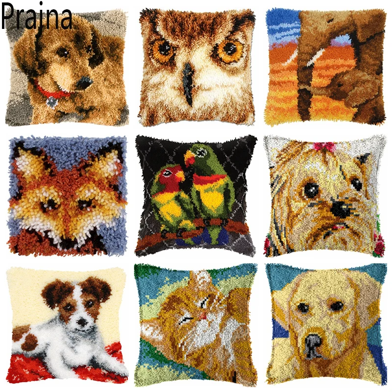 Almohada bordada de vaca lechera, paquete de botones de cojín, paquete de Material de decoración DIY - imagen 2