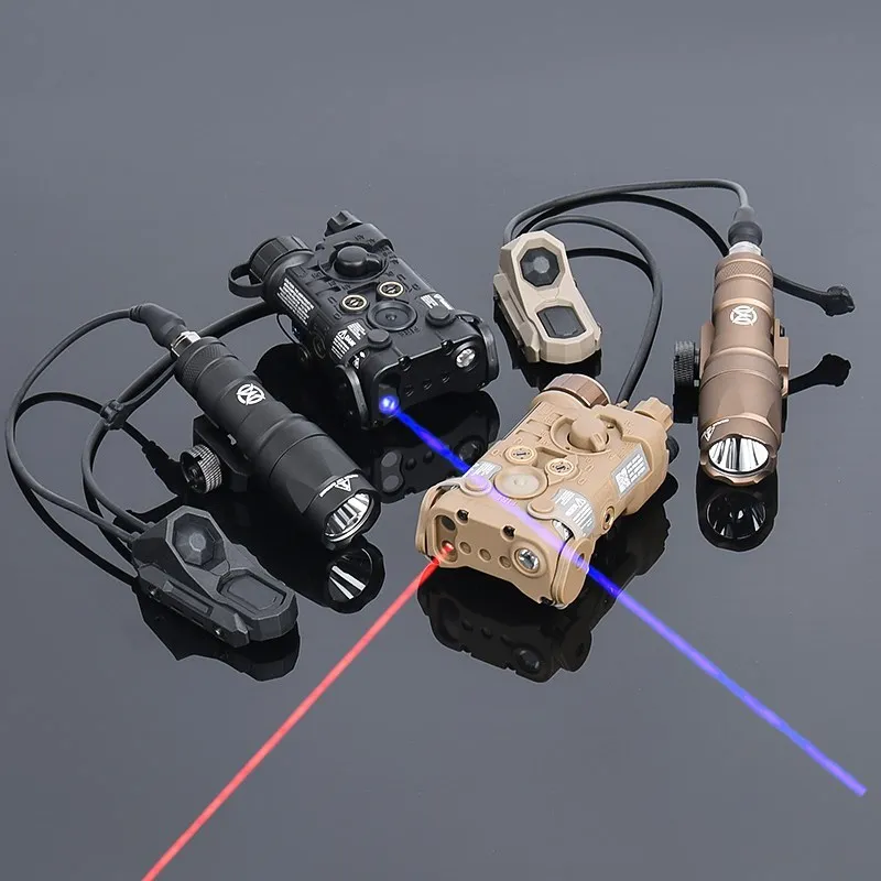 WADSN-L3-NGAL táctico láser para caza, linterna láser IR de color rojo, verde y azul, interruptor de presión Dual UNAXON, juego de Mira NGAL PEQ, M600C - imagen 3