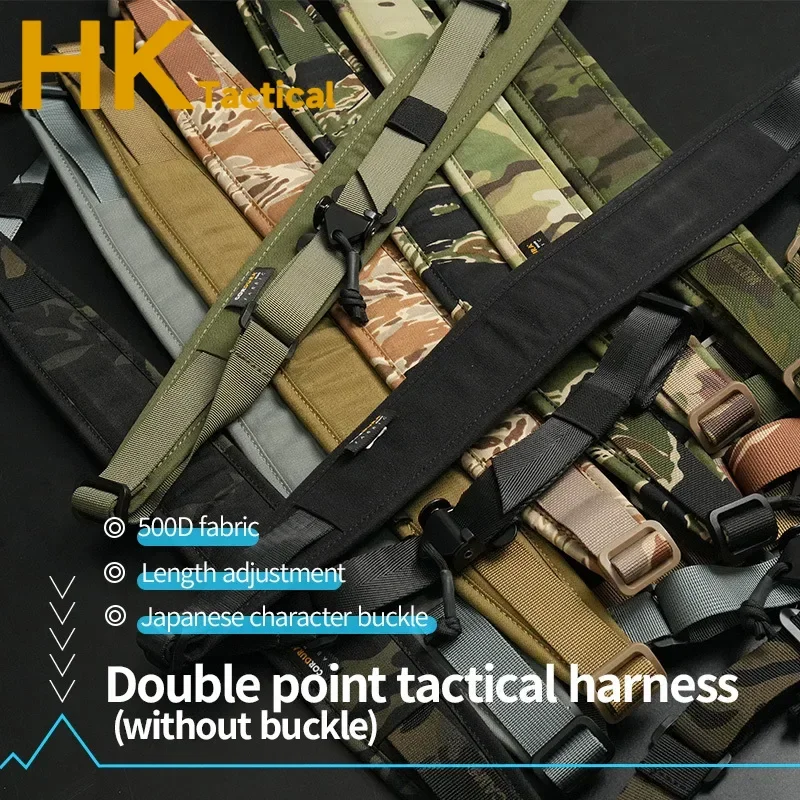 Correa táctica QD Sling, armas extraíbles, liberación rápida, correa de hombro 500D de 2/1 punto, correa multifunción portátil para exteriores - imagen 4