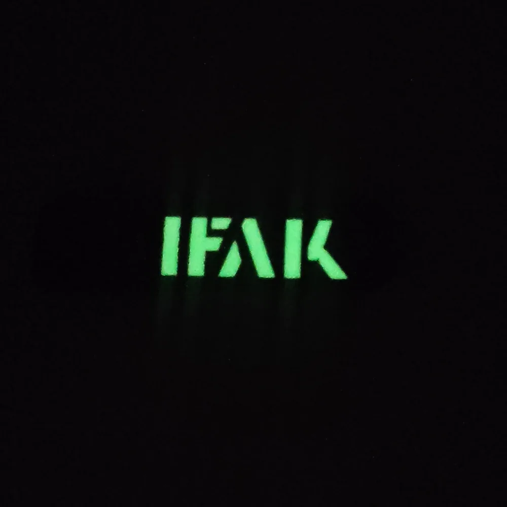 Nuevo accesorio para bolsa al aire libre IFAK MEDIC parche de corte láser harina reflectante y luminosa rescate médico DIY chaqueta mochila parche de gancho - imagen 4