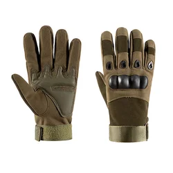 Guantes tácticos dedo completo para ciclismo caza tiro paintball moto