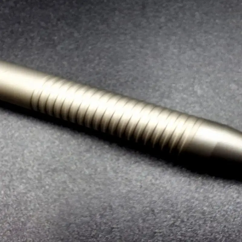 Bolígrafo táctico de titanio edc, bolígrafo de firma, acción de empuje, bolígrafo de oficina de emergencia - imagen 3