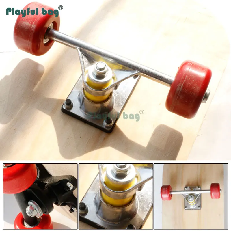 Skateboard para niños, bolsa juguetona de 43, 60, 72 y 80CM, tabla para pintar a mano, juguete para niños AMB102 - imagen 4