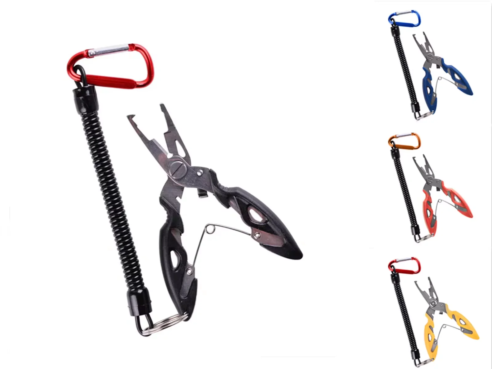 Alicates de pesca multifunción, herramientas, accesorios para productos, alicates de aparejos de invierno, tornillo de banco, tijeras para tejer moscas, juego de trenza, pinzas para pescado - imagen 2