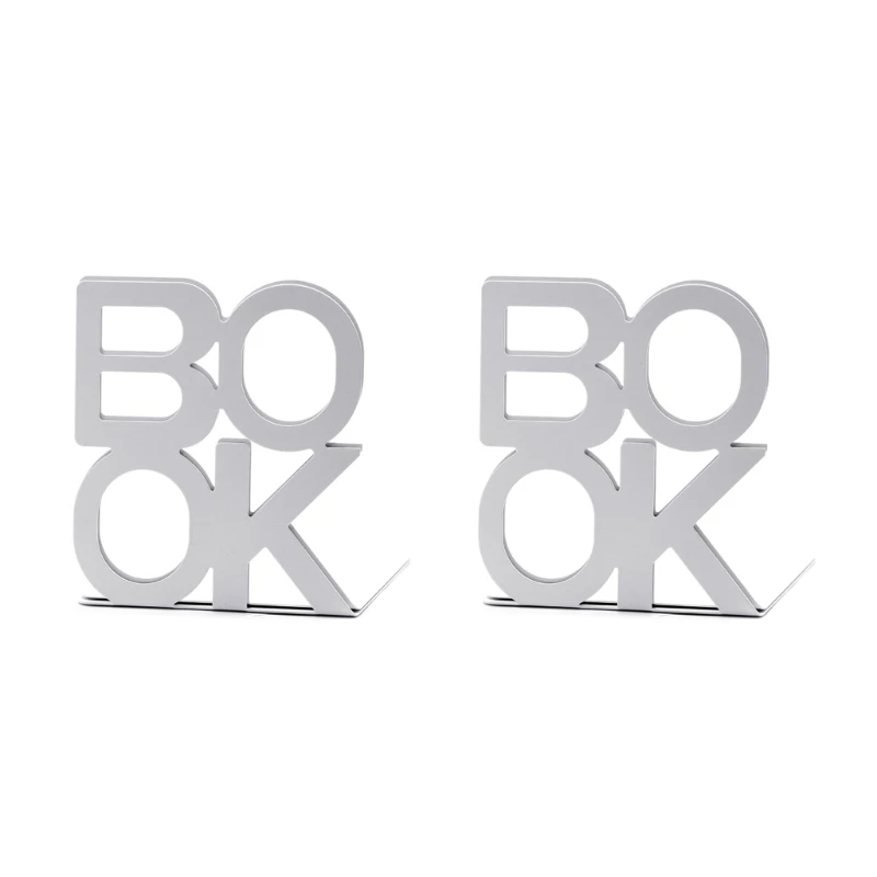 Sujetalibros Metal, tapón decorativo para libros, carpeta libros y separadores, sujetalibros, soporte para sujetalibros - imagen 3