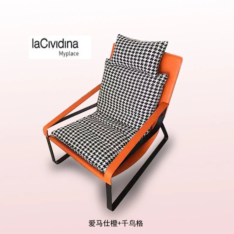 Sofá de lujo, estudio, hotel individual, sofá moderno, silla, sofá nórdico, sala de estar, silla tumbada, silla perezosa, sofá, silla individual - imagen 5