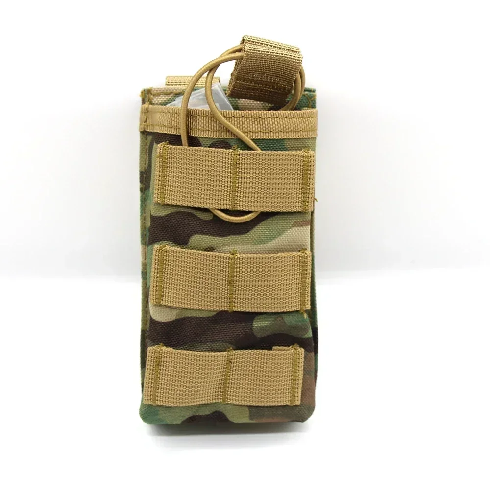 Bolsa Molle Mag para caza táctica, bolsa para revista de un solo Rifle, bolsa superior abierta M4 M16 5,56.23, bolsa con Clip para cartucho, fundas para pistola - imagen 5