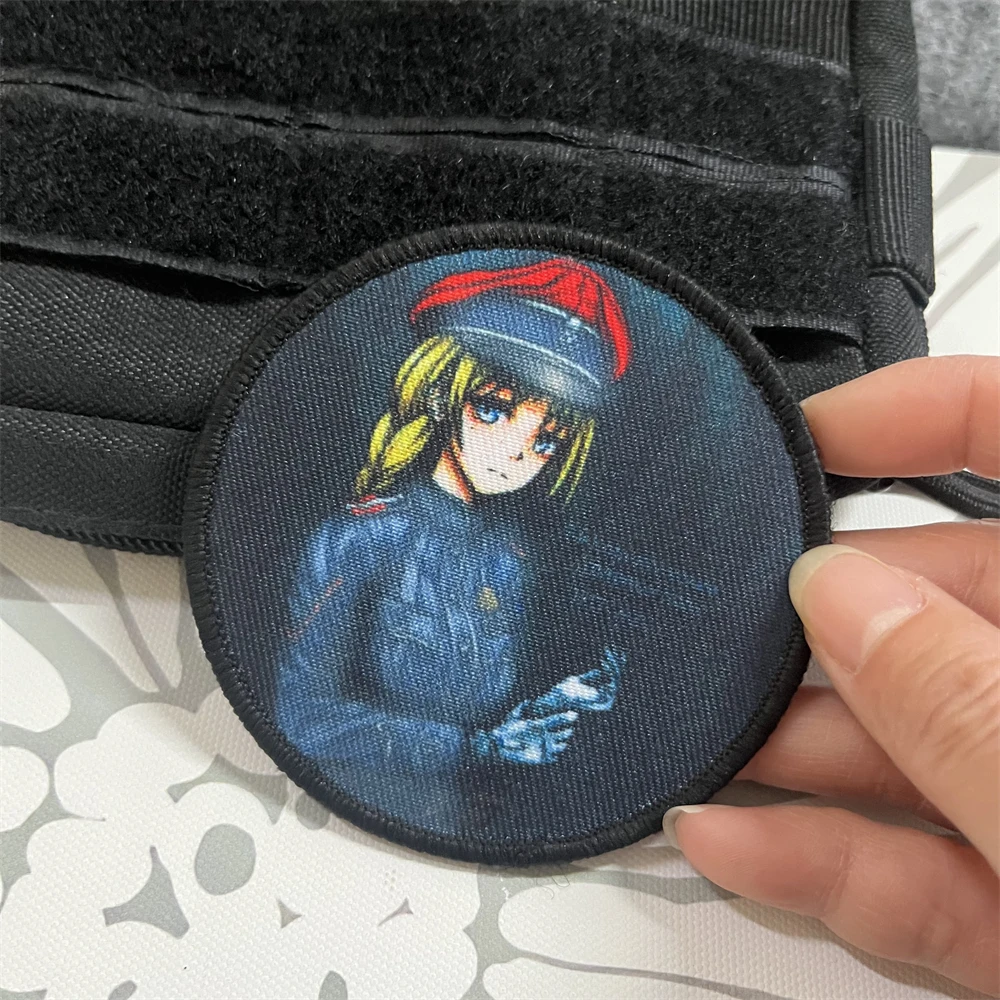 Kornilov equipo de asalto Chevron chica táctica insignia de moral parches ejército militar brazalete impreso gancho y bucle mochila pegatina - imagen 4