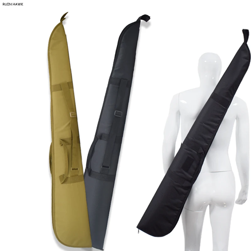 Bolsa militar para pistola táctica al aire libre, 128cm, bolsa suave para caza y tiro, juego de Rifle y pistola de aire, bolso de hombro, equipo de caza - imagen 2