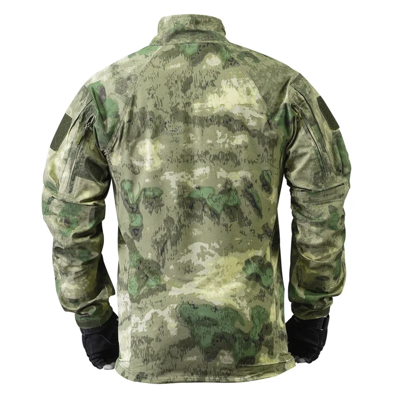Camisa de combate, camisas tácticas militares, camisas de senderismo resistentes al desgaste, ropa de trabajo, entrenamiento, Paintball, Camping, senderismo, ropa de caza - imagen 4
